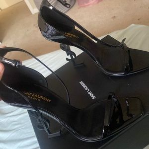 Black saint Laurent heels